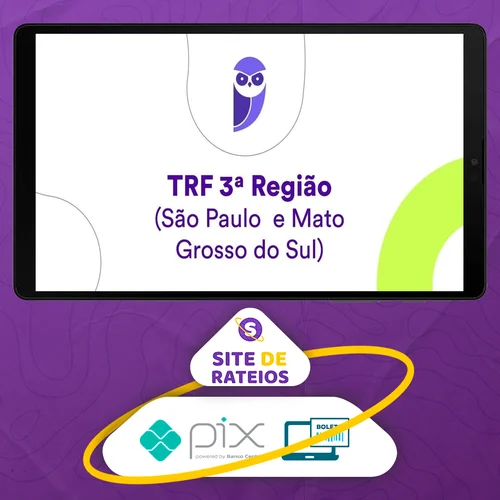 Pacote - TRF 3ª Região (Técnico Judiciário - Especialidade Segurança e Transporte - Estratégia Concursos