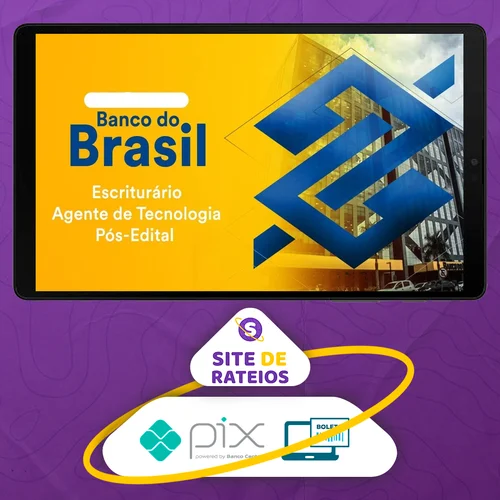 Pacote - Banco do Brasil (Escriturário - Agente de Tecnologia) Pacote - 2023 (Pós - Estratégia Concursos