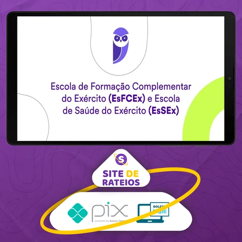 Pacote - EsFCEx e EsSEX (Direito) Pacote - 2023 (Pós-Edital) - Estratégia Concursos