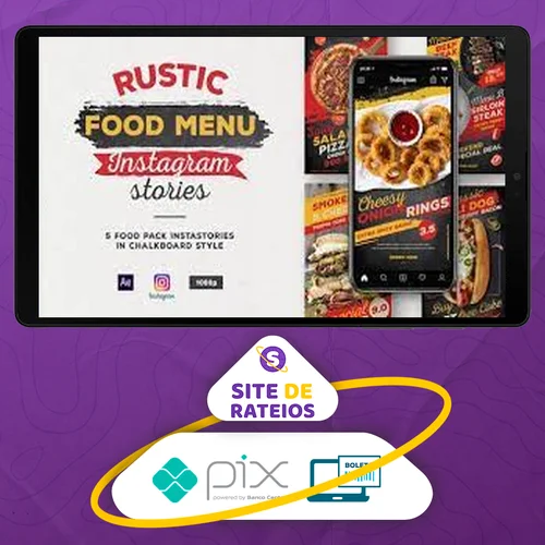 Menu Rústico de Comida: Instagram Stories - Envato Elements