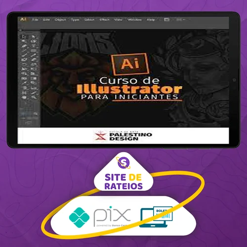 Curso de Adobe Illustrator (Básico ao Avançado) - Palestino Designer