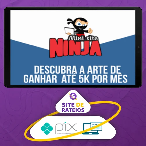 Mini Site Ninja 2.0 - Venha Ser Um Ninja