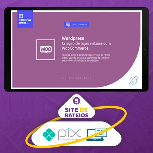 Wordpress Criação de Lojas Virtuais com Woocommerce 2021 - Treinaweb
