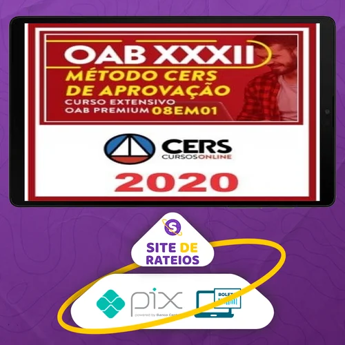 OAB XXXII CERS 2020: Método CERS de Aprovação - CERS