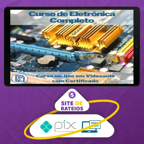 Curso de Eletronica em 5 Dvd (Video Aula) - Autor Não Informado