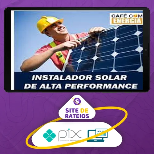 Instalador Solar - Cafécomenergia