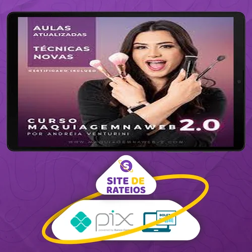 Curso Maquiagem Na Web - Andreia Venturini