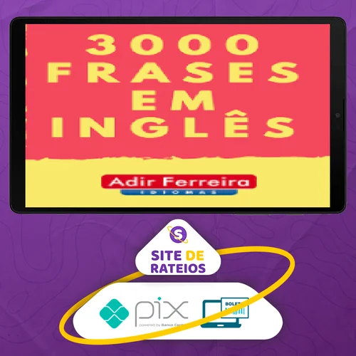 3000 (Frases + Áudio) em Inglês - Adir Ferreira