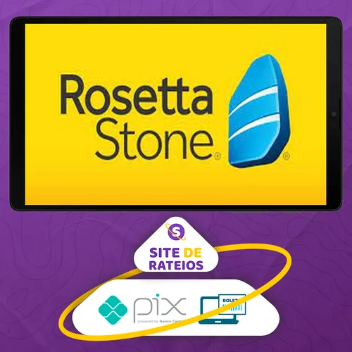 Curso em Software Aprender Idiomas - Rosetta Stone