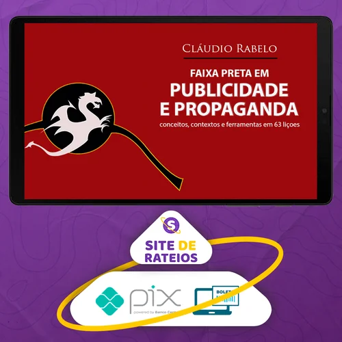 Livro Faixa Preta em Publicidade e Propaganda - Cláudio Rabelo