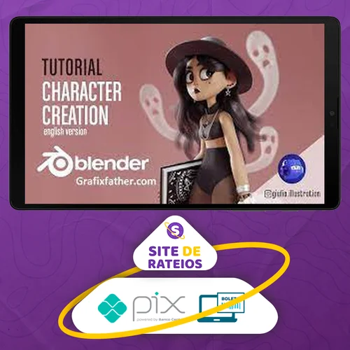 Gumroad: Character Creation in Blender - Giulia Marchetti [INGLÊS]