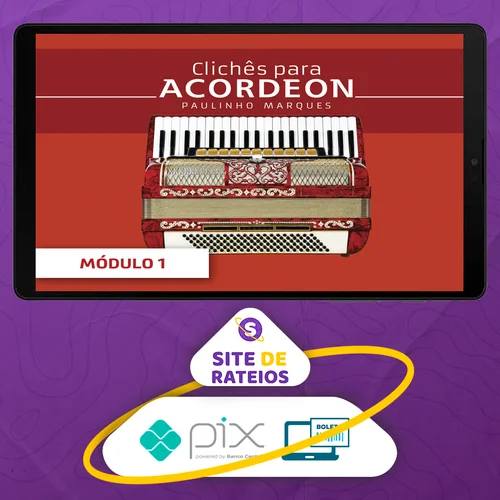 Curso de Acordeon Intermediário: Vol. 2 - Paulinho Marques