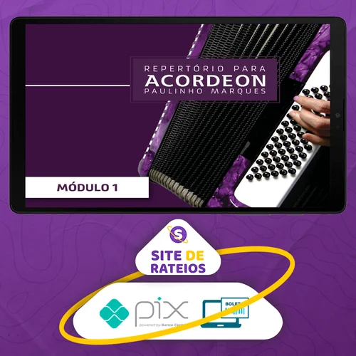 Curso de Acordeon Intermediário: Vol. 3 - Paulinho Marques