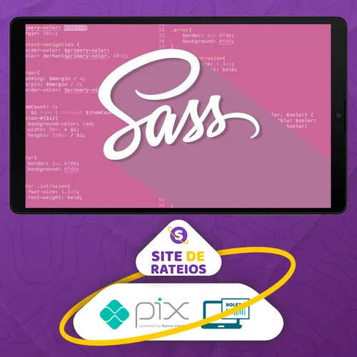 Curso Completo de Sass/Scss: do Iniciante ao Avançado - Tássio Gonçalves