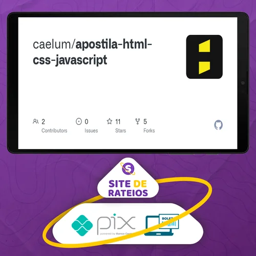 Apostila: Html, CSS & Javascript - Caelum