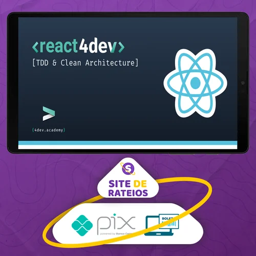 Reactjs, Hooks, Tdd, Clean Architecture, Solid e Patterns - Rodrigo Manguinho