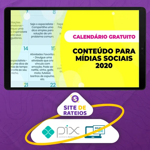 366 Ideias de Conteúdos Planejados para sua Rede Social - Postar pra Vender