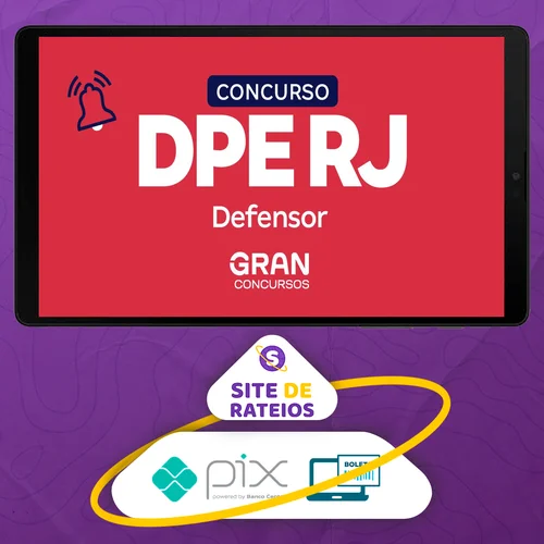 DPE RJ: Defensor Público Substituto (Pós, Edital) - Gran Cursos Online